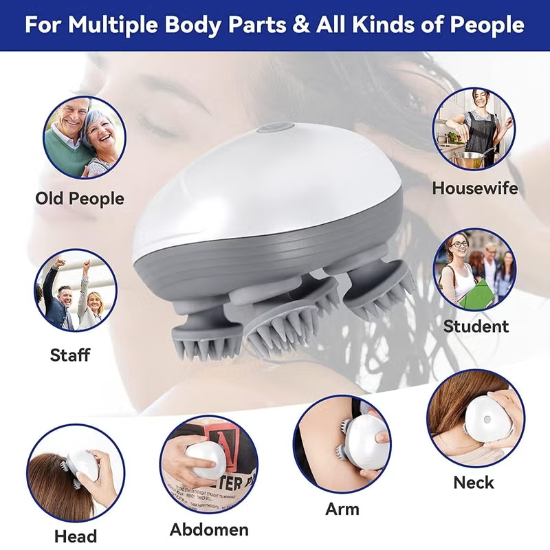 Wireless Electric Head and Scalp Massager