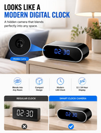 Smart Clock Wi-Fi Camera 1080P