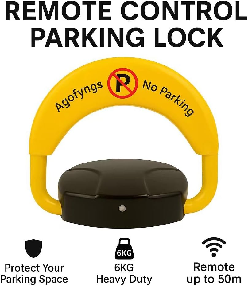 Remote-Control Parking Lock with Collision Alarm