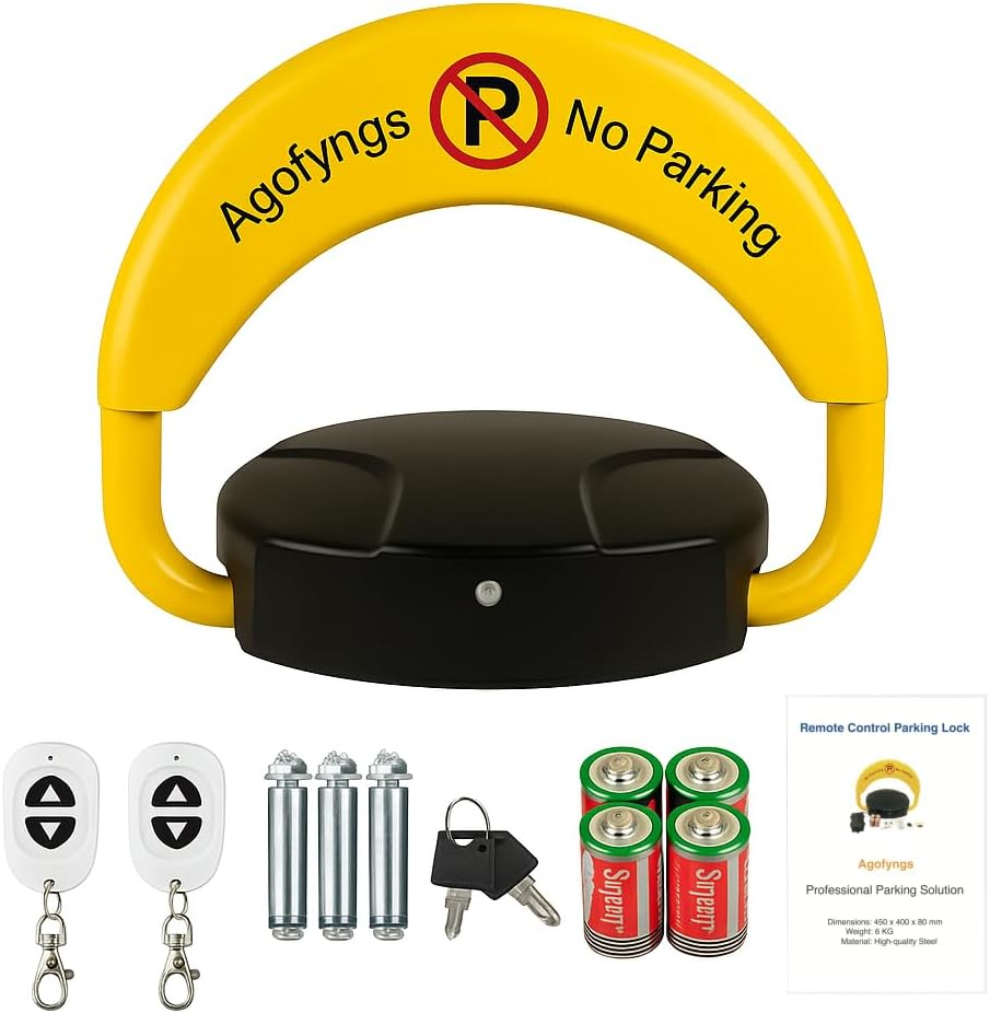 Remote-Control Parking Lock with Collision Alarm