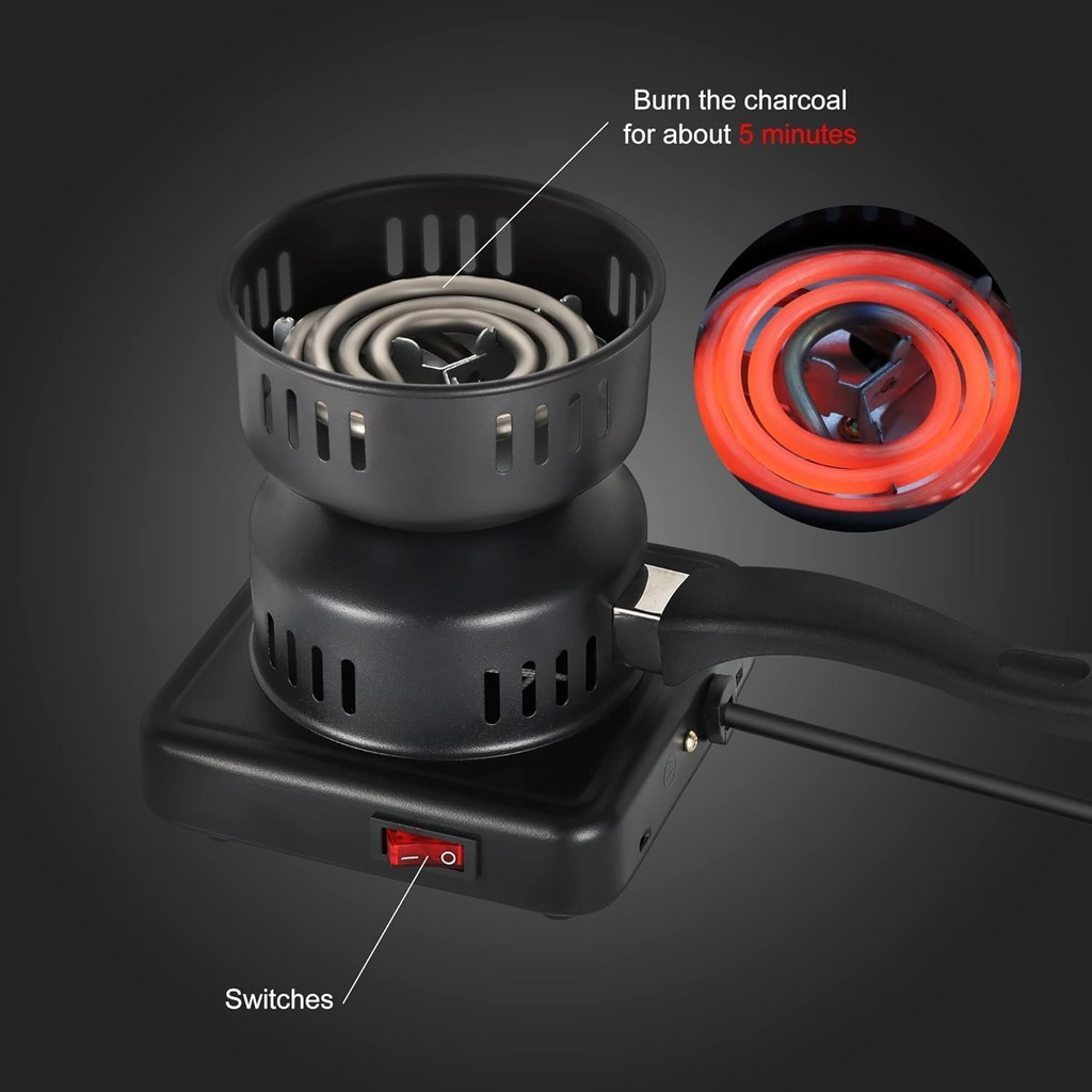 Electric Charcoal Starter for Hookah, Shisha & BBQ