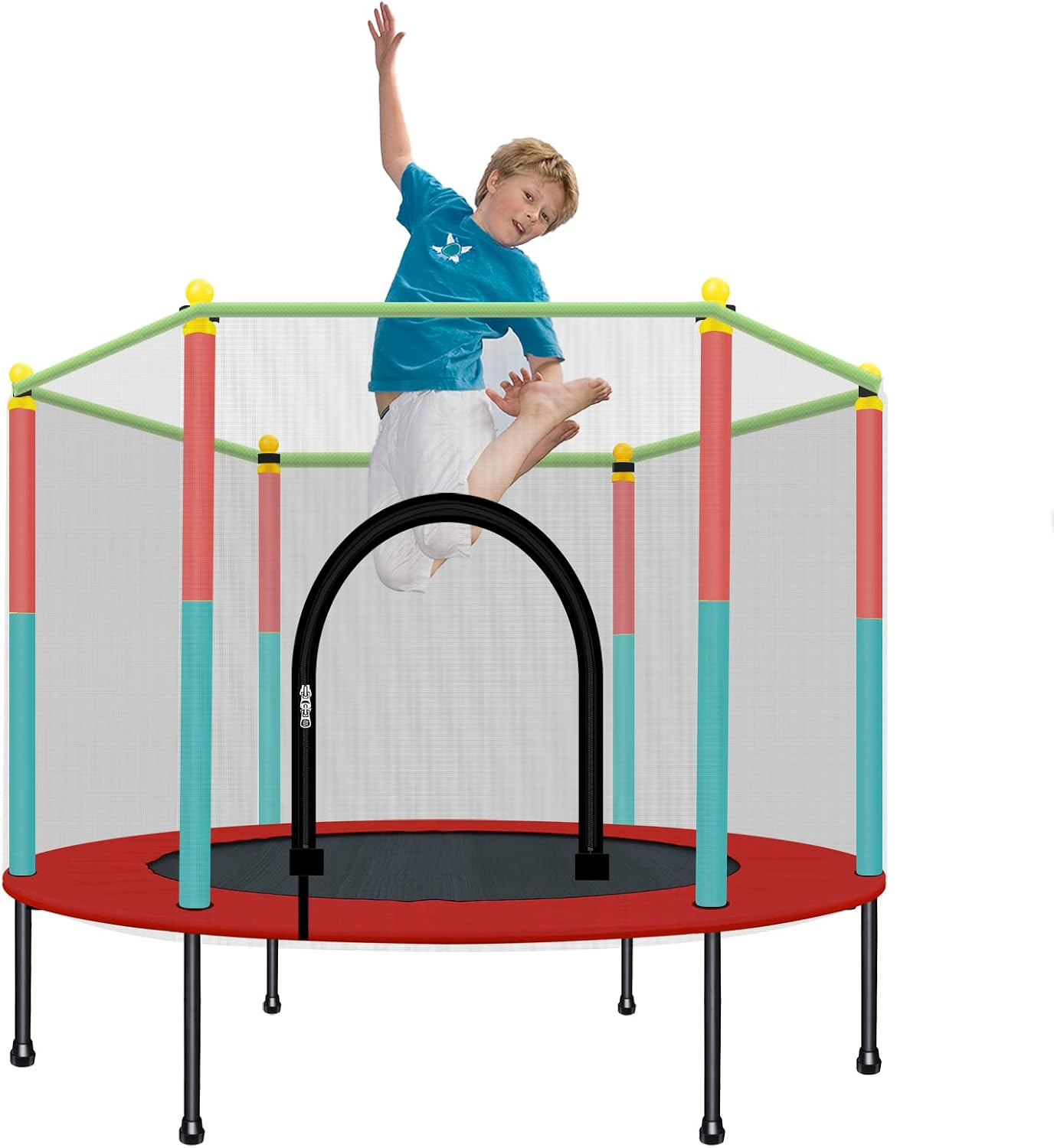 Kids Trampoline with Safety Enclosure