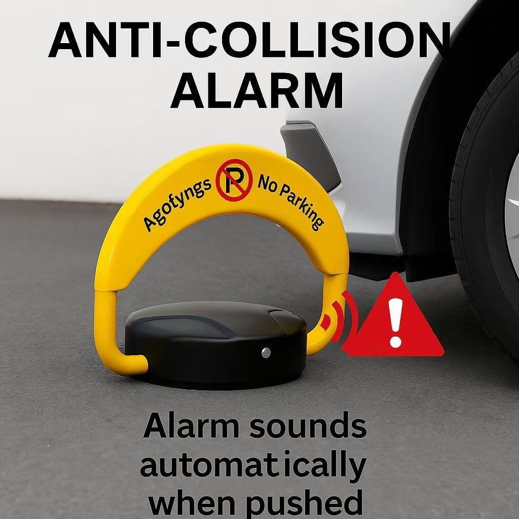 Remote-Control Parking Lock with Collision Alarm