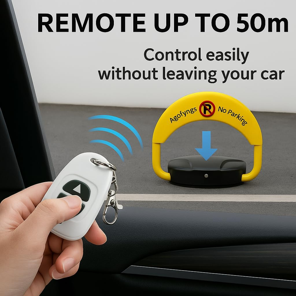 Remote-Control Parking Lock with Collision Alarm