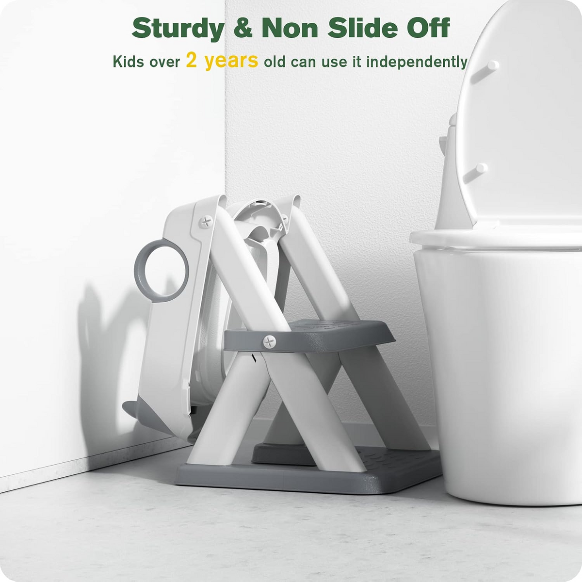 Adjustable Potty Training Seat with Step Stool