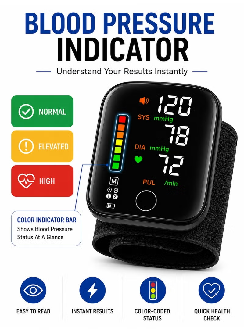 Digital Wrist Blood Pressure Monitor