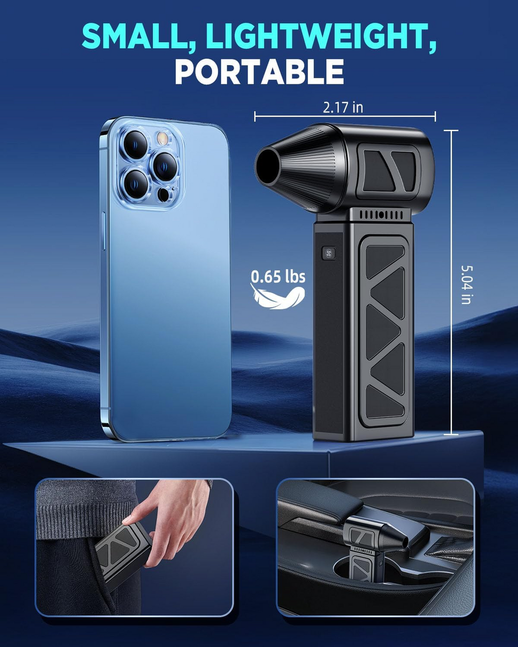 Rechargeable Electric Compressed-Air Duster