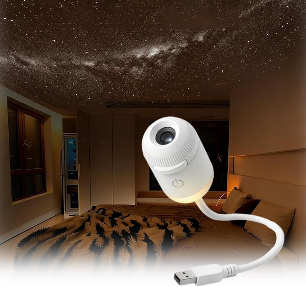 2-in-1 Galaxy Projector Night Light