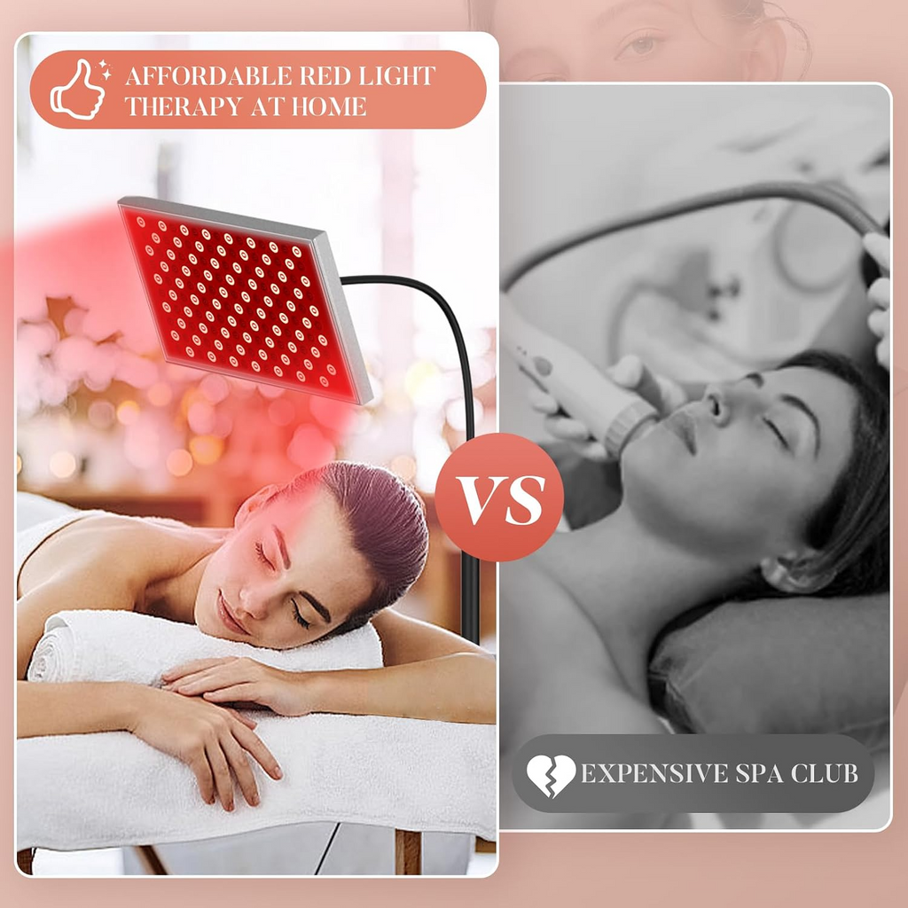Red and Infrared Light Therapy Panel with Stand