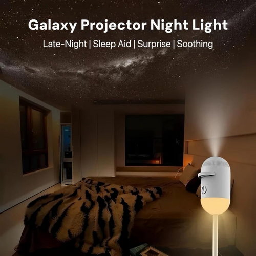 2-in-1 Galaxy Projector Night Light
