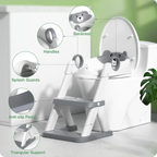 Adjustable Potty Training Seat with Step Stool