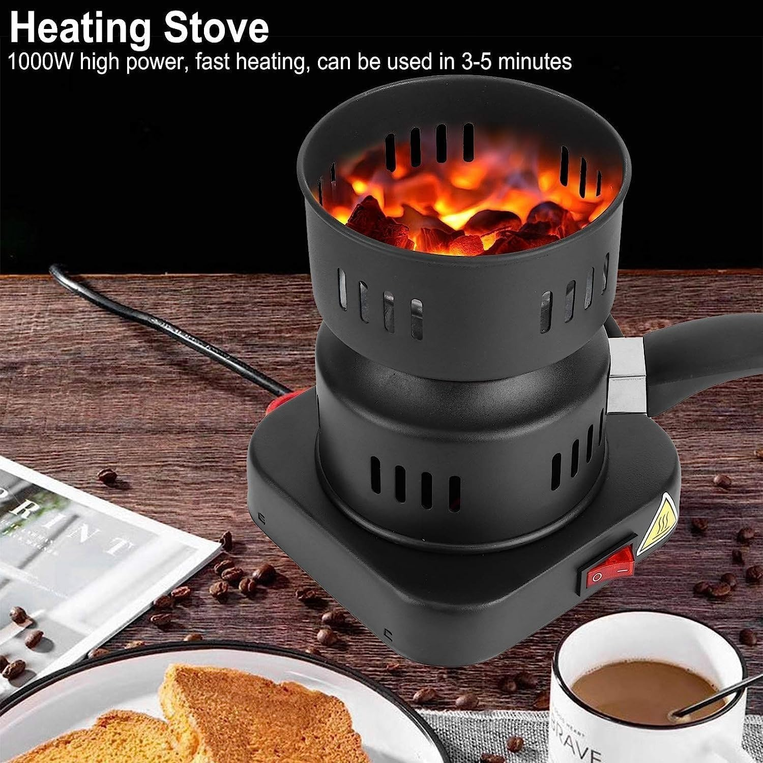 Electric Charcoal Starter for Hookah, Shisha & BBQ