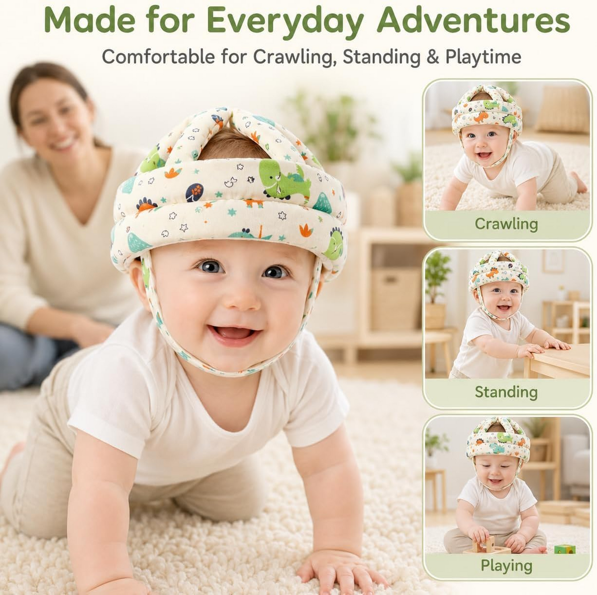 Dinosaur Baby Head Protector Helmet
