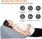 Adjustable Memory Foam Bed Wedge Pillow