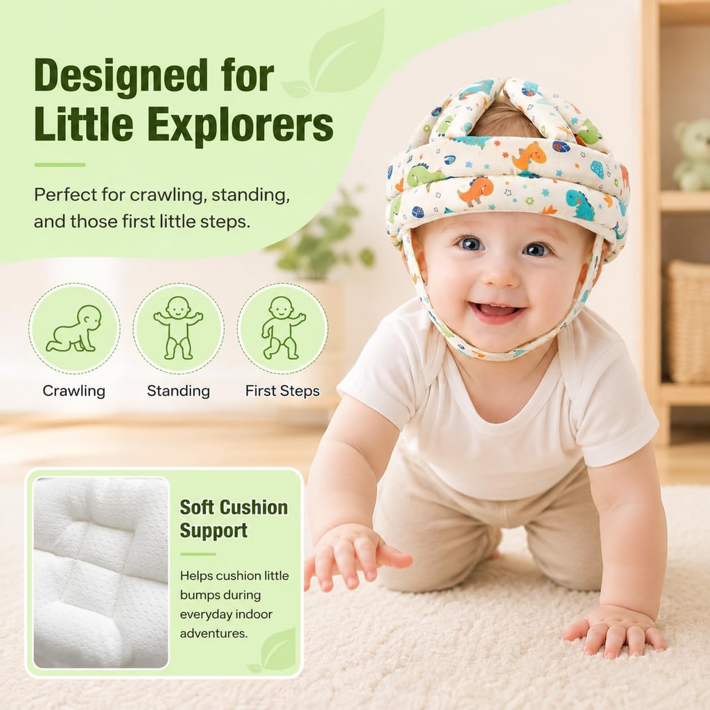Dinosaur Baby Head Protector Helmet