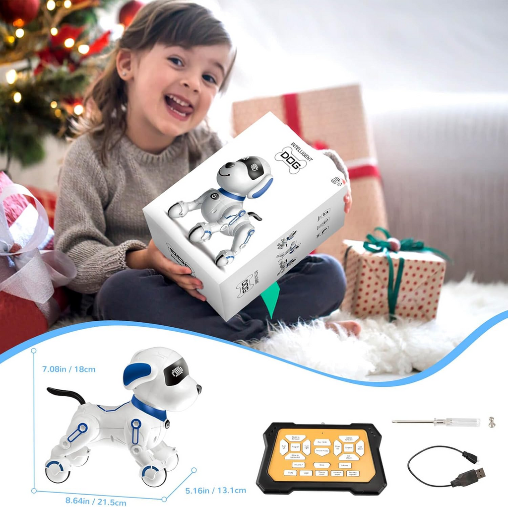 Interactive Remote-Control Robot Dog Toy