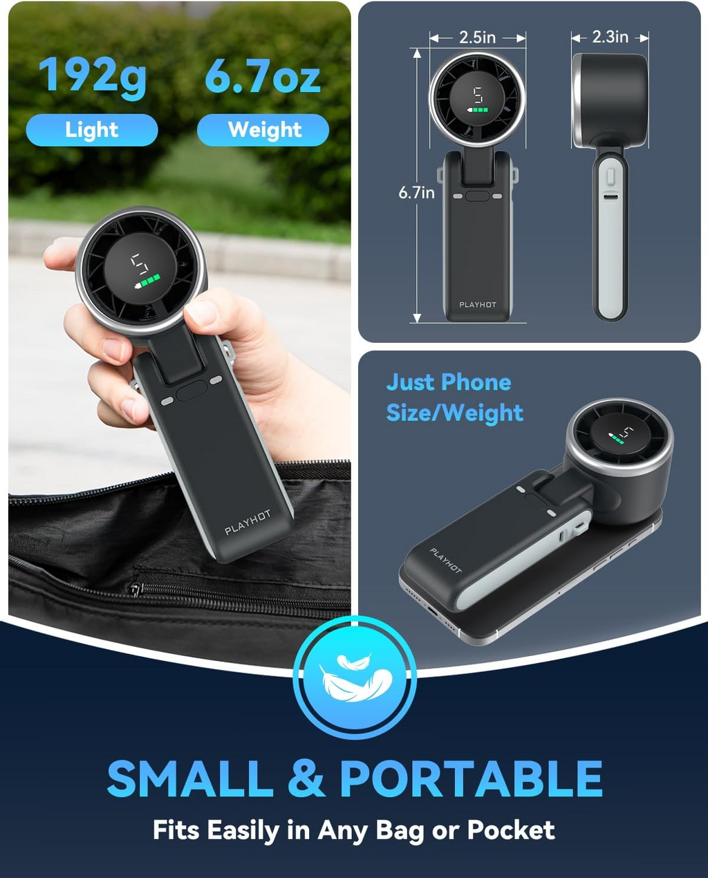 Portable Handheld Turbo Fan
