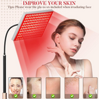 Red and Infrared Light Therapy Panel with Stand