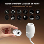 Galaxy Projector Night Light with 12 Film Discs