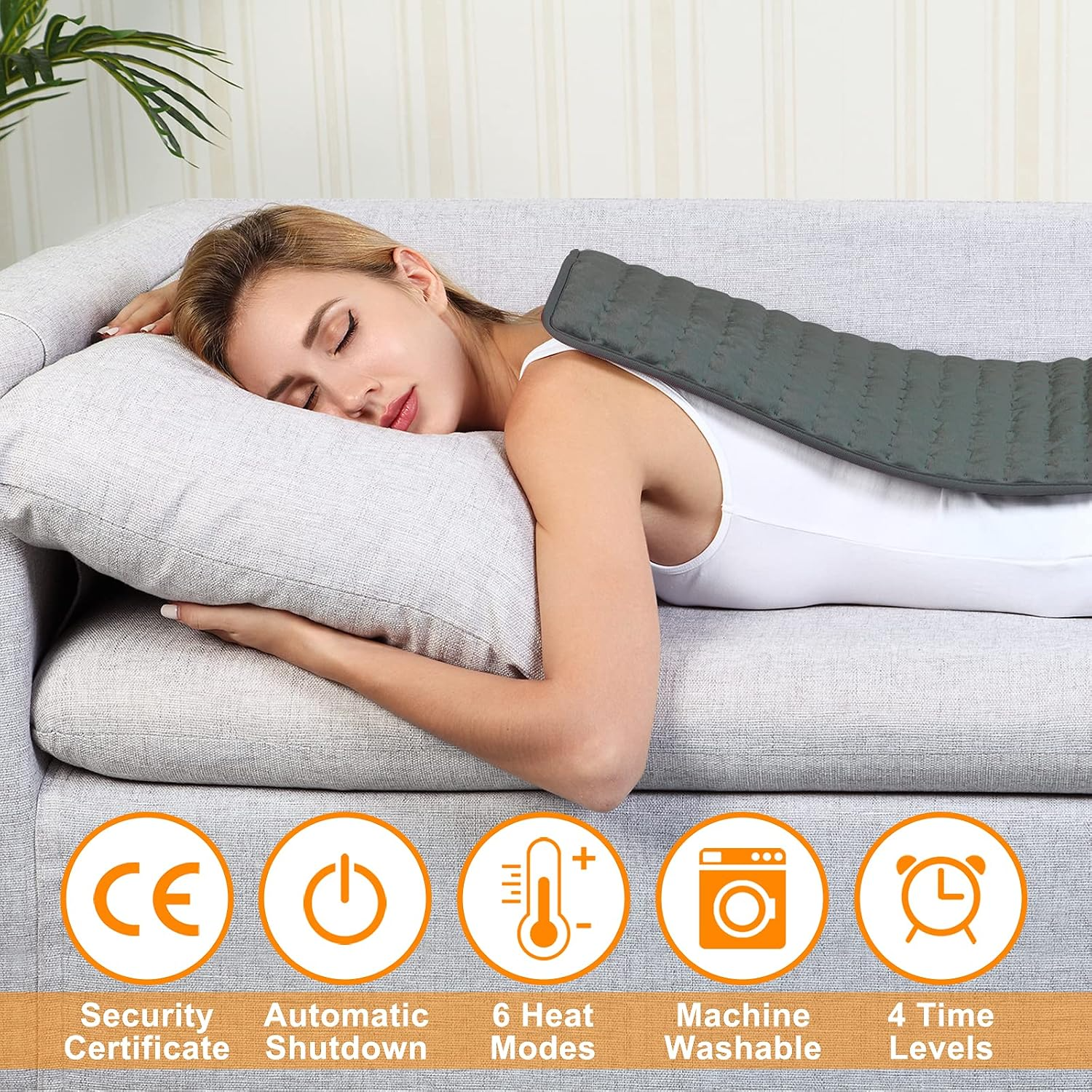 Electric Heating Pad with Auto Shut-Off