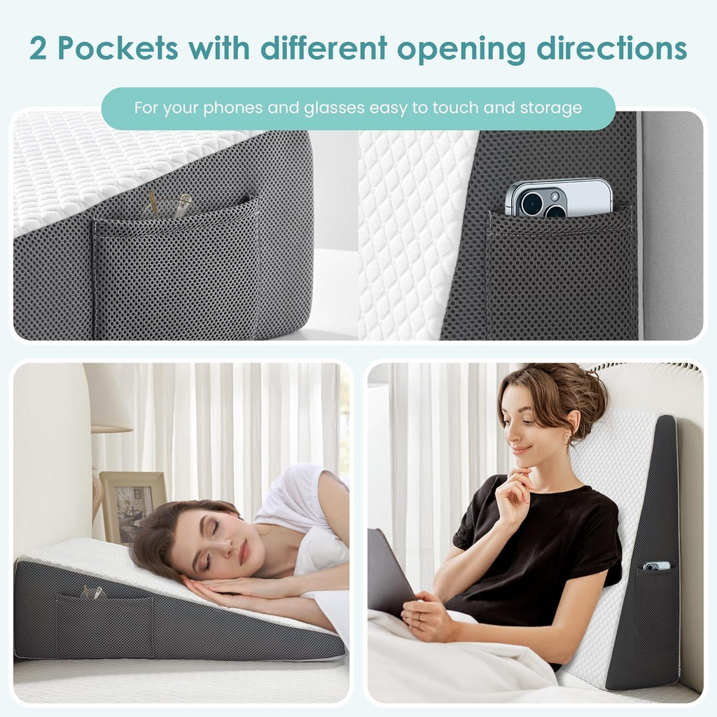 Memory Foam Bed Wedge Pillow