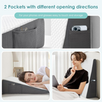 Memory Foam Bed Wedge Pillow