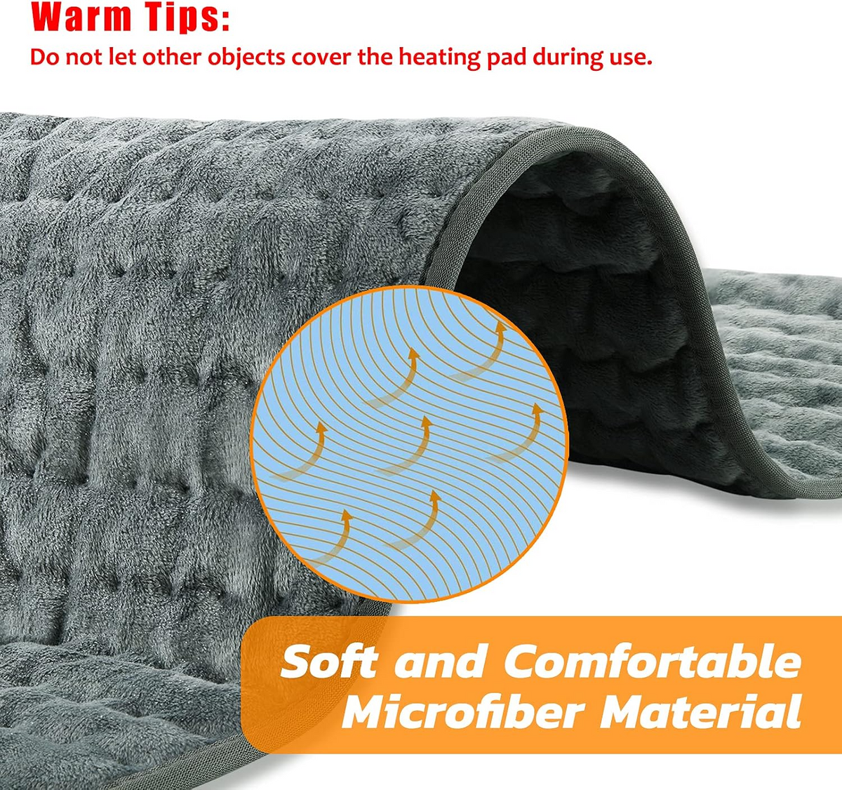 Electric Heating Pad with Auto Shut-Off