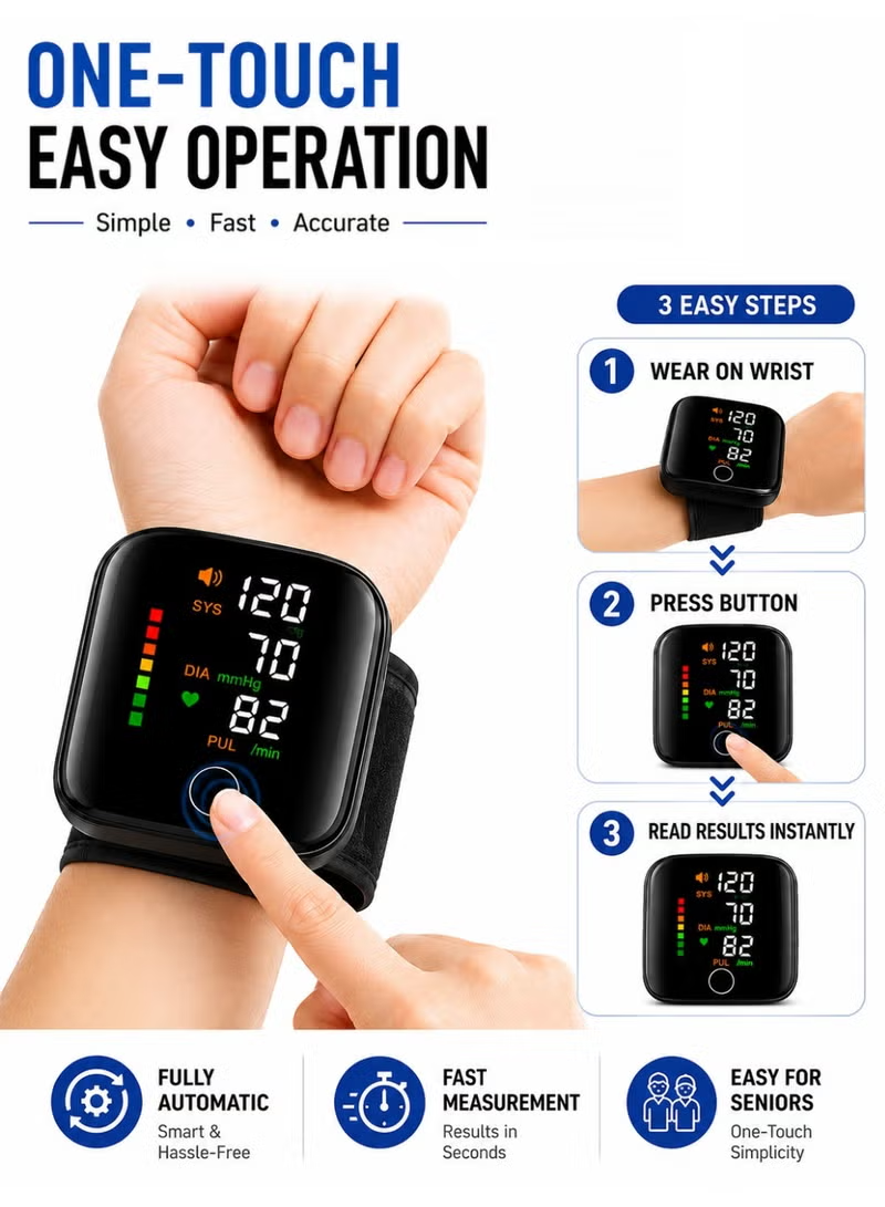 Digital Wrist Blood Pressure Monitor