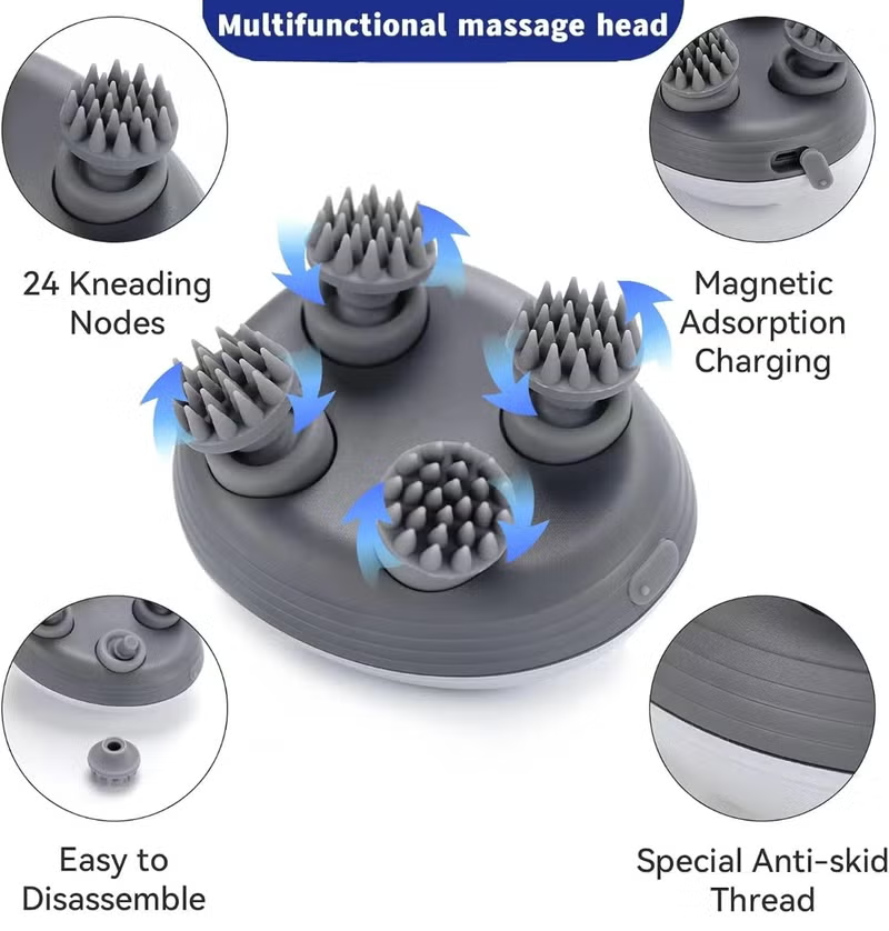 Wireless Electric Head and Scalp Massager
