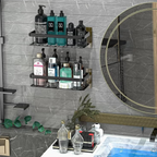 Self-Adhesive Rustproof Shower Caddy