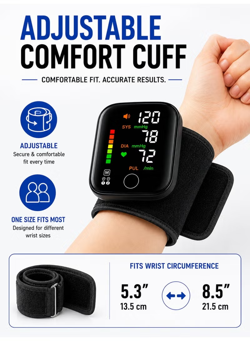 Digital Wrist Blood Pressure Monitor