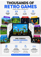 SF3500 PRO Portable Retro Game Console – 5-Inch IPS HD, 64GB & Dual Wireless Controllers